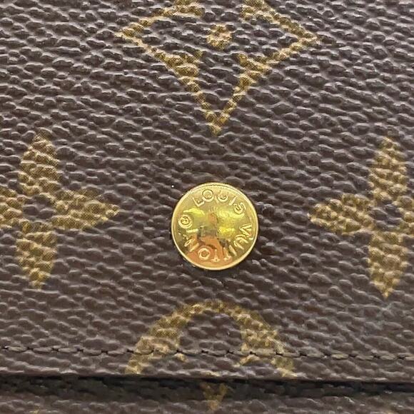 Louis Vuitton Vintage Brown Monogram Pochette Passport Travel Wallet - Picture 11 of 16